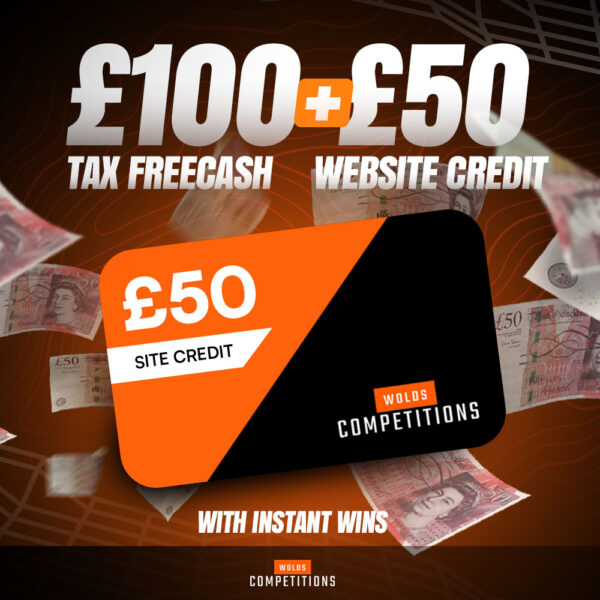 £100 Cash & £50 Site Credit with Instant Wins!